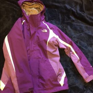 Girls L Northface winter jacket